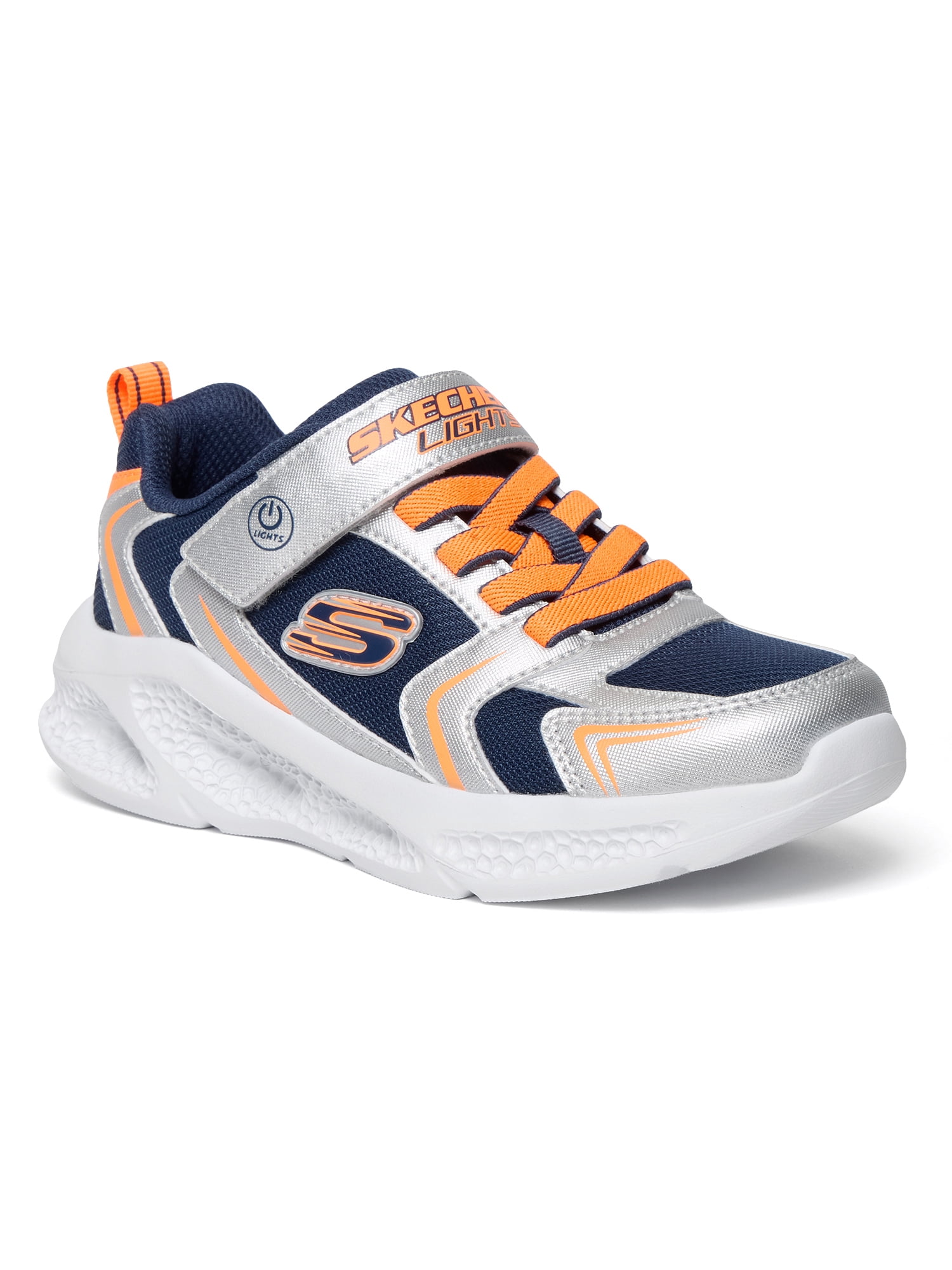 Skechers Boys Crater-Light Up Velcro Strap Sneakers