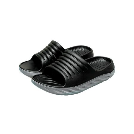

Crocowalk Faslie Slides for Men Athletic Slide Sandal for Beach Comfort Open Toe Slip-On Indoor Outdoor Slides