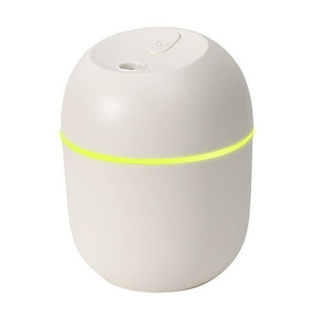 

Jpgif Portable Small Humidifier 260ml Desktop Humidifier Silent Night Light Function Two Spray Modes