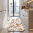 thumbnail image 4 of Corgi Dog and Flower Florals Kitchen Rug Mat,Kitchen Runner Rugs Non Skid Washable,Decorative Kitchen Floor Mats for Kitchen,Sink,Laundry,17"x47.2", 4 of 7