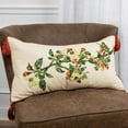 thumbnail image 5 of White Red Spring Greenery Lumbar Pillow, 5 of 5