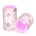 thumbnail image 2 of WOBOGO Size Combo Candle Flickering Flameless with Remote Control and Timer for Romantic Atmosphere Honeycomb with Bees Pattern, 2 of 7