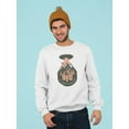 thumbnail image 2 of Ufo Over The Mountains Design Sweatshirt Men -Image by Shutterstock, Male Medium, 2 of 4