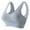 Gray, variant on Bras for Women Comfortable Womens Wireless Bras V Mesh Comfortable Bralette Supportive Tshirt Bra No Underwire Seamless Push Up Everyday Bras Plus Size