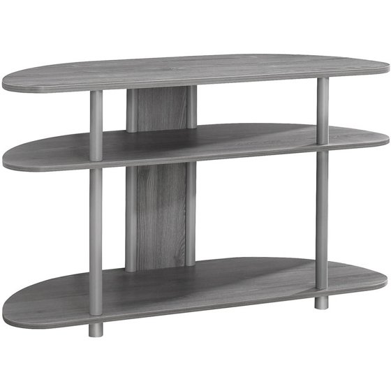 MONARCH TV STAND GREY WITH SILVER ACCENT FOR TV'S UP TO 40"L