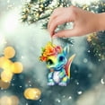 thumbnail image 4 of Cartoon Cute Baby Animal Acrylic Christmas Tree Ornament Hanging Decoration for Festive Party, 4 of 4