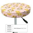 thumbnail image 4 of Susaid Watercolor Gnomes Print Elastic Bar Stool Cover Personalized Washable Stool Cover for Barbershop Home Bar Kitchen-12 inch, 4 of 7