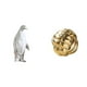 thumbnail image 1 of Escultura de pingüino,Escultura de pingüino para decoración nórdica del hogar,Figura de cerámica,Figura de cerámica con forma de bola de hilo y nudo,Escultura estética para, 1 of 8