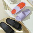 thumbnail image 3 of Non-slip slippers for the elderly female pregnant women Summer home indoor bathroom bath non-slip slippers for men-Purple-37-38, 3 of 6