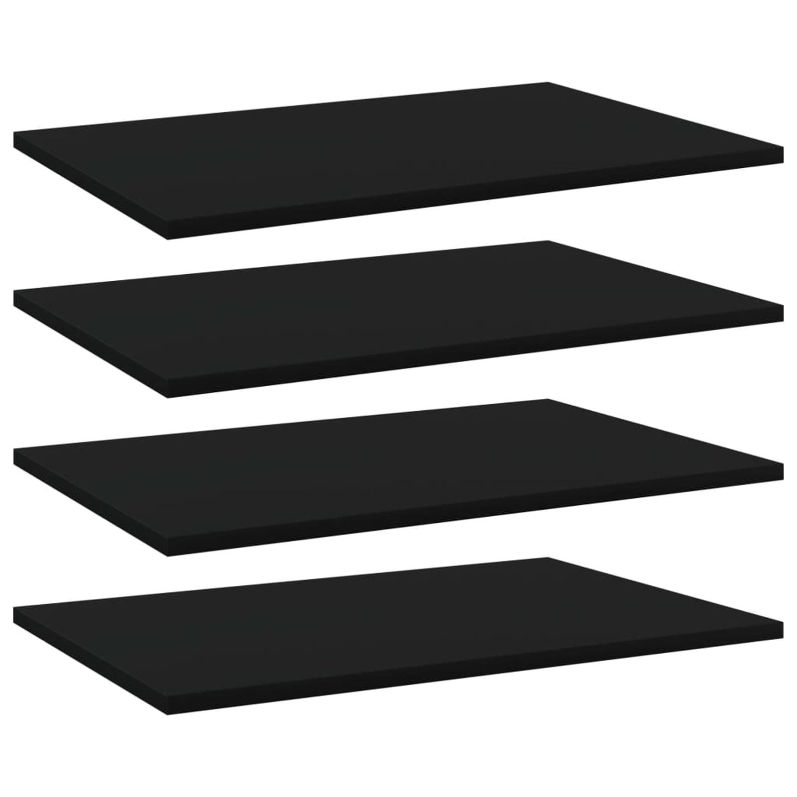 Dcenta 4 Piece Bookshelf Boards, Engineered Wood Replacement Panels