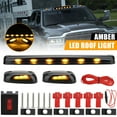 thumbnail image 1 of TopOne 3 Pcs Marqueur de Toit de Cabine Lumières DEL Camionnette Avertissement Lampe de Course Compatible pour 07-13 Chevrolet Gmc, 1 of 8