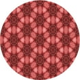 thumbnail image 1 of Ahgly Company Machine Washable Indoor Round Transitional Red Area Rugs, 7' Round, 1 of 7