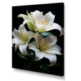 thumbnail image 2 of Designart "Pure Pearls In Floral Still Life" Flowers Canvas Prints, 2 of 7