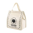 thumbnail image 1 of Bolsa para , bolso de mano lindo de cuero PU a la moda para oficina, viajes al aire libre monstruos blancos, 1 of 8
