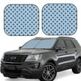thumbnail image 2 of Picia french Bulldog Face 2 Piece Car Windshield Sun Shade Foldable | Foldable Sun Shield for Front Window Blocks UV Rays and Keeps Your Vehicle Cool-Medium, 2 of 7