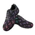 thumbnail image 2 of Psesaysky Colorful Footprint Running Shoes for Women Big Girls Lightweight Durable Tennis Shoes Breathable Mesh Walking Shoes, 2 of 8