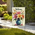 thumbnail image 4 of Welcome Spring Garden Flag Lily Flowers Double Sided 12x18 Inch Outdoor Yard Decor House Flags Seasonal Farmhouse Decor Patio Banner, 4 of 8