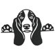 thumbnail image 1 of Troquel De Corte Perro Ahuecado Acero Al Carbono Adorable Delicado Relieve Plantilla Plantilla De Corte Para Diy Tarjeta De Regalo Álbum De Recortes Álbum Arte Artesanía Decoración Guardurnaity HA018720-00, 1 of 7