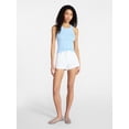 thumbnail image 2 of No Boundaries Ribbed High Neck Tank Top, Women's XXS-XXL, 2 of 5