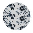 thumbnail image 2 of ONETECH  Watercolor Navy Blue Floral Table cover Round French Elegant Decorative Blue and White Vintage Table Cover for Holiday Parties Wedding Picnic Kitchen Decor, 2 of 7