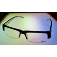 thumbnail image 2 of Electric Ophthalmic Plastic Metal Rectangle Eyeglass Frames Black Pearl 54mm, 2 of 8
