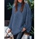 thumbnail image 4 of Suéter PRETTYGARDEN 2025 Cuello Alto Tejido Grueso Azul Talla L, 4 of 8