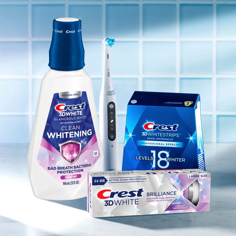 Crest 3D White Clean Whitening Mouthwash, Alcohol-Free photo 6