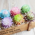 thumbnail image 3 of Suculentas de loto Jiwal de simulación, suministros creativos DIY, accesorios, plantas verdes artificiales, 6 uds., 3 of 5