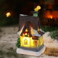 thumbnail image 4 of Honmine Christmas Village Sets Christmas Decoration, LED Lighted Christmas Village Houses Christmas Winter Snow Village Collectible Buildings Decorative Tabletop Decoration, 4 of 6