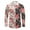 Black&White, variant on Men's Casual Printed Turn Down Collar Long Sleeve Shirt - Lightweight, Anti-Pilling & Wrinkle-Resistant
