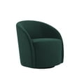 thumbnail image 6 of Lifestyle Solutions Briars Art Deco Style Swivel Accent Chair, Green Velvet, 6 of 7