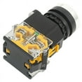 thumbnail image 2 of 12 Pcs 22mm Support 10A 380V DPST Interrupteur à Bouton-Poussoir Rouge Vert Momentané, 2 of 4