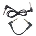 thumbnail image 4 of GLFILL Guitar Effects Pedal Cable Connector 15/60cm Single Piece Effector Connection Cables Basses Right Angle Wire Accessories 60cm, 4 of 6
