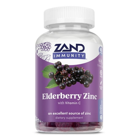 Zand Elderberry Zinc Gummies - 60ct