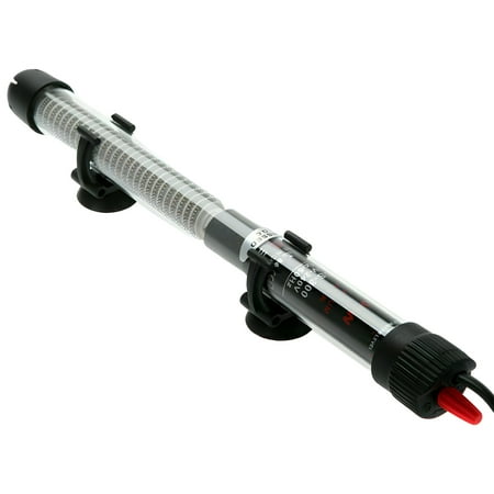 JacobsParts 200W Submersible Aquarium Heater, Adjustable Temperature for Fish Turtle Tank with Suction Cup Mounting