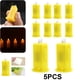 thumbnail image 1 of 10 Uds Linterna Papel LED Hugtrwg Mechas para Fiesta Festival Amarillo, 1 of 8
