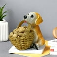 thumbnail image 2 of Resin Puppy Key Tray For Home Office Desk Entryway Table Decorative Storage Bowl With Dog Statue Design, 2 of 8