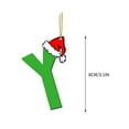 thumbnail image 2 of Fiudx Adornos Navideños de Letras Acrílicas, Vibrantes Decoraciones Navideñas, Material Duradero, Versátiles para Colgar En Árboles o Coronas, Decoración Festiva para El Hogar, Regalo Perfecto para L, 2 of 2