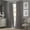 Ameythyst, variant on Valeron Estate Cotton Linen 95-Inch Window Curtain Panel in Grey