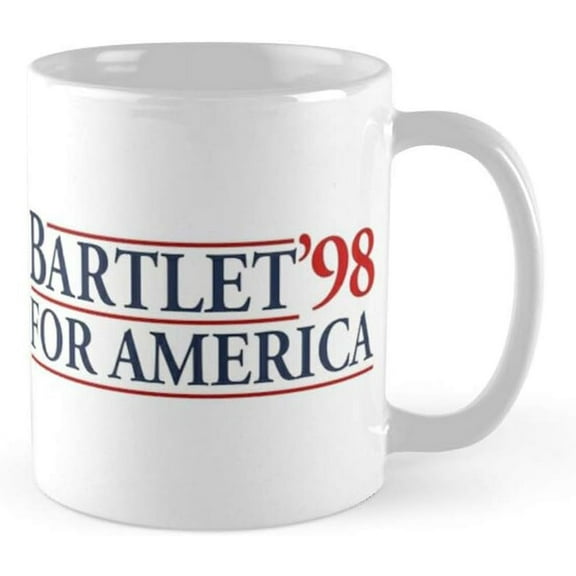 Bartlet For America Coffee Mug 11oz & 11oz Ceramic Tea Cups, waYanl-3310, BZ305