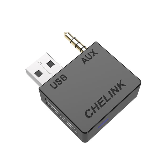 sweethay Adaptador de audio para el interior del automóvil Transmisor compatible con Bluetooth Sistemas de sonido de música Receptor Accesorio Videojuegos y accesorios