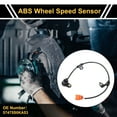 thumbnail image 2 of Sensor de Velocidad de Rueda ABS Unique Bargains Sensor ABS Sistema de Frenado Antibloqueo No.57475S0KA53 para Honda Accord 1997-2003 1 Pc Trasero Izquierdo, 2 of 6