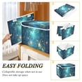 thumbnail image 2 of Yayeee Collapsible Cube Storage Bin with Lid Fabric Closet Decorative Basket with Handles, Magical Forest Glowing Lights, 2 of 7