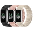 thumbnail image 1 of Brazalete de reloj Wizvv de nailon trenzado para Fitbit Charge, paquete de 3, 1 of 8