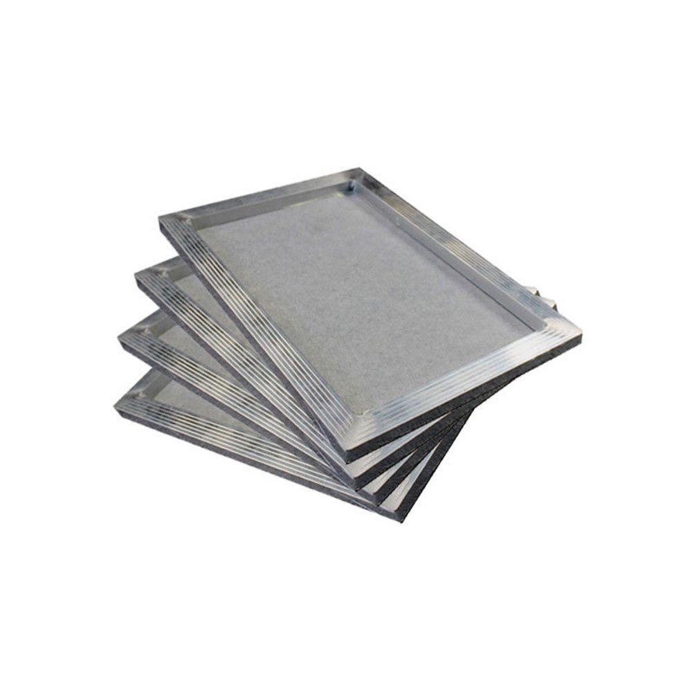 Techtonda 4Pcs 16x20 Inches Mesh Screen Aluminum Frame Stretched Screen