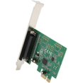 Syba 1 Port Parallel DB25 LPT Printer PCIe x1 with Low Bracket, Support