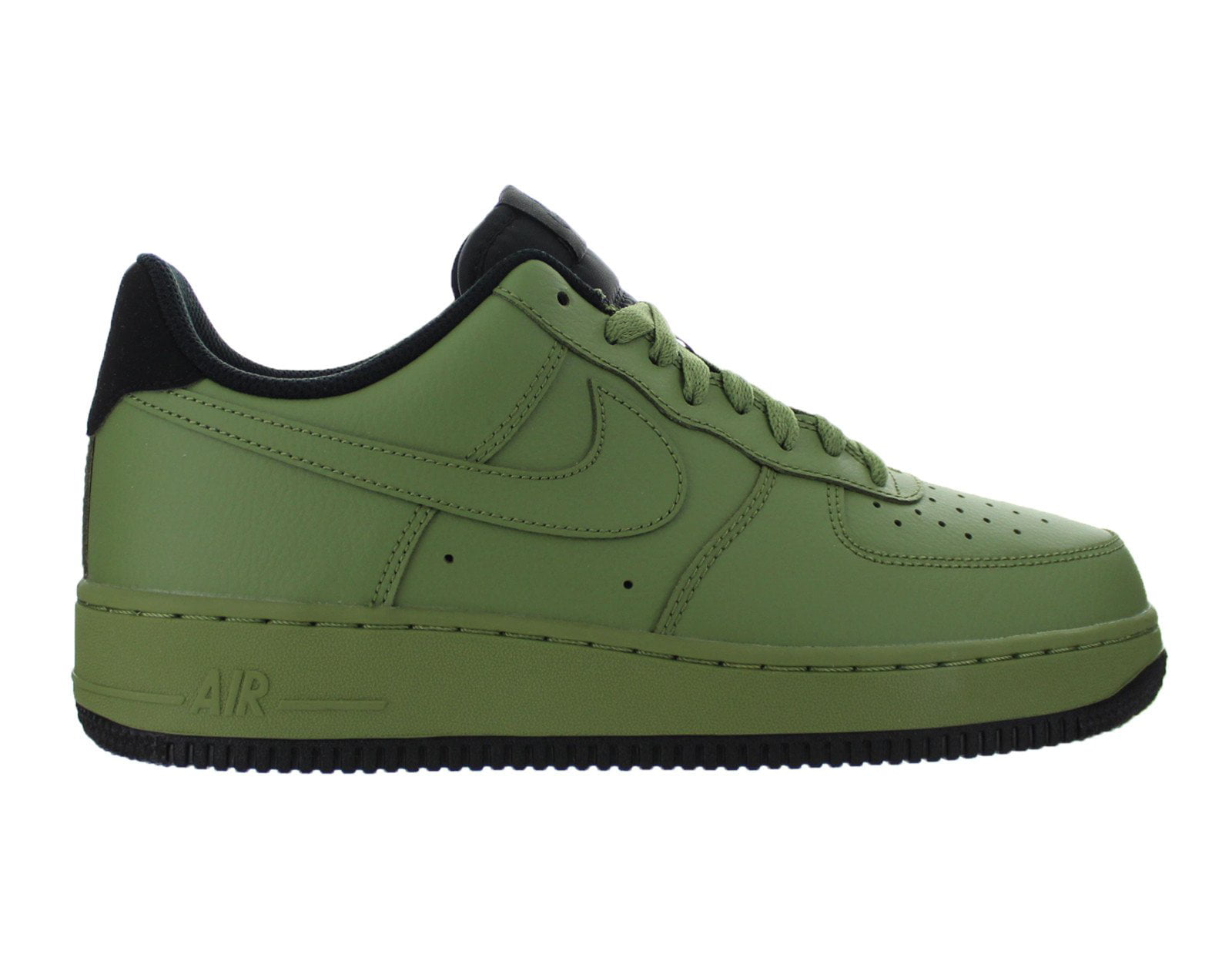 Nike Air Force 1 Custom Sneakers Low Two Tone Army Military Green White  Shoes 