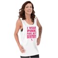thumbnail image 5 of Wear Pink For My Sister Breast Cancer Tank Top T Shirts Men Women Brisco Brands L, 5 of 6