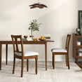 thumbnail image 2 of Gymax Set of 4 Upholstered Wooden Dining Chair w/ Seat Storage Space Brown, 2 of 10