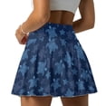 thumbnail image 5 of KUIFORTISea Turtle Tennis Skirt for Women Fashion Stretchy High Waisted with Pockets Inner Shorts Comfortable Athletic Skirts for Workout Pickleball Running, 5 of 7